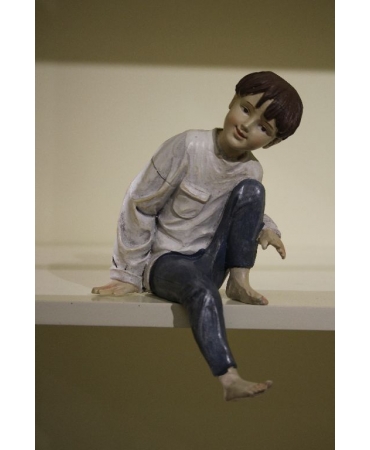 Статуетка " Хлопчик що сидить" 19 см