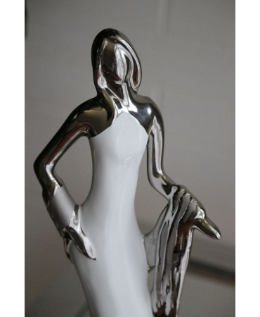 скульптура "Silver woman" 33 см