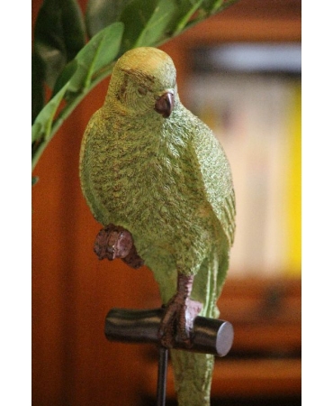 Зелений Папуга 44 см.