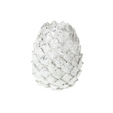 Підсвічник "шишка" білий 14 см 