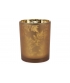 Підсвічник-ваза скляна з листям 12,5 см 
