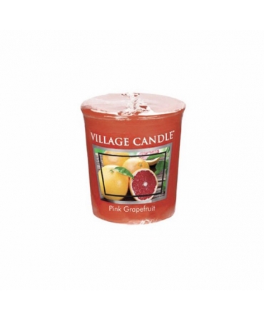 аромасвічка village candle рожевий грейпфрут