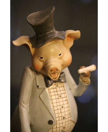 Фігурка Свин з сигарою 30 см