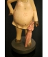 Статуетка свинка з парасолею 24 см
