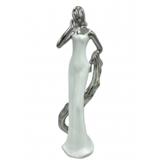 Скульптура "Silver woman" 33 см