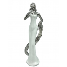 Скульптура "Silver woman" 33 см