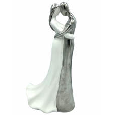Скульптура "Silver lovers" 29 см