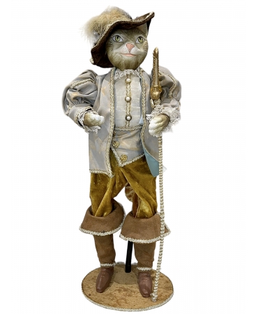 Декоративна лялька "Кіт в чоботях" 59 см
