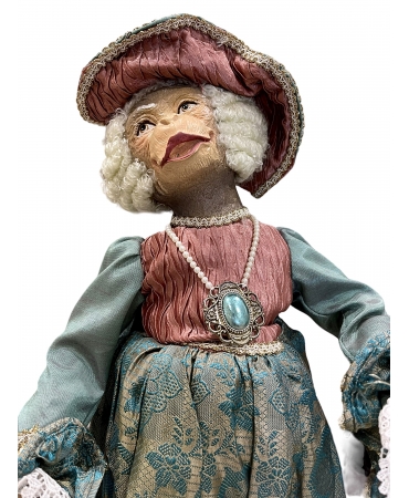 Декоративна лялька "Мавпа графиня" 59 см