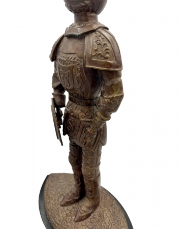 Скульптура мідний лицар 36 см
