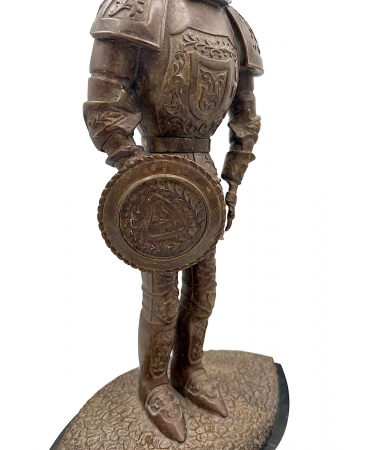 Скульптура мідний лицар 36 см