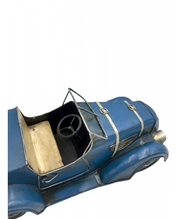 Декоративна ретро-машина синя 31 см