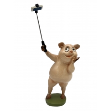 Статуетка "Свинка селфі-палка" 17 см