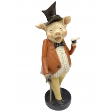 Статуетка свин з сигарою 30 см