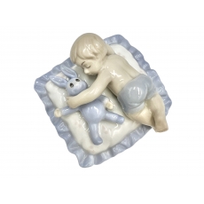 Порцелянова фігурка "Сплячий малюк" 8 см