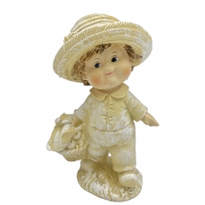 статуетка хлопчик фермер 15 см