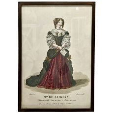 Картина "Francoise-Marguerite de Sevigne" 36 см