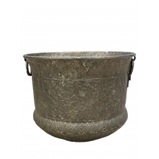 Казан з квітковим орнаментом 43 см