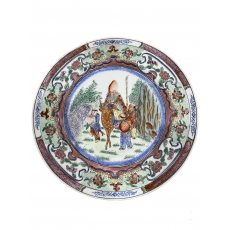 Порцелянова китайська тарілка 26 см