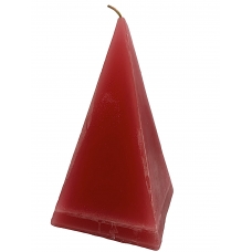 Свічка піраміда мала червона