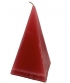 Свічка піраміда мала червона