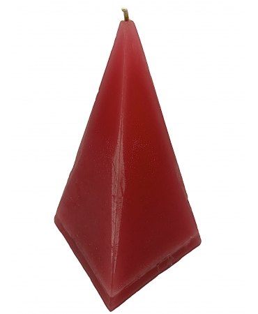 Свічка піраміда велика червоний