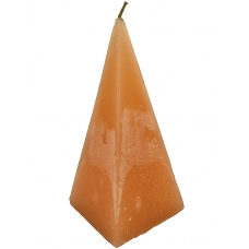 Свічка піраміда мала помаранчевий