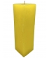 Свічка прямокутна велика жовтий