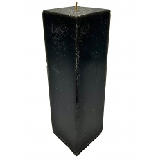 Свічка прямокутна велика чорний/сірий
