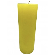 свічка циліндр жовта 29 см