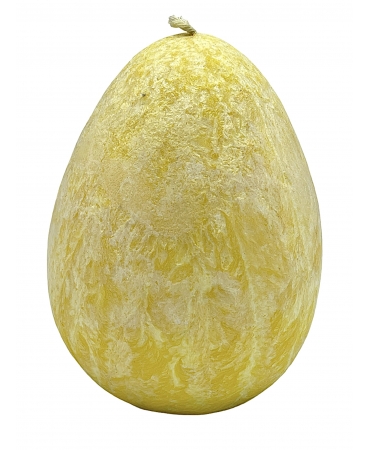 ЕКО свічка яйце жовте 14 см