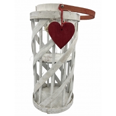 Корзина підсвічник з серцем 43 см