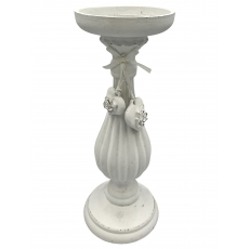 Підсвічник дерев'яний з декором 27 см.