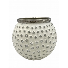 Підсвічник скляний круглий 12 см