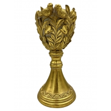 Підсвічник Лавровий букет золото 21 см