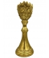 Підсвічник Лавровий букет золотий 28 см