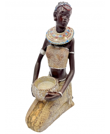 Підсвічник "Африканська жінка" 22 см