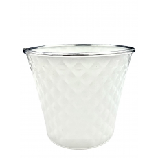 Кашпо біле 12 см