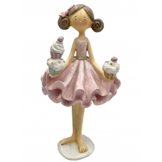 Статуетка "Дівчинка з кексами" 19 см