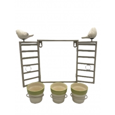 Горщики 3 шт. для квітів 29 см 