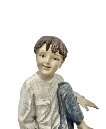 Статуетка " Хлопчик що сидить" 19 см