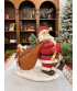 Статуетка Санта з подарунками 23 см