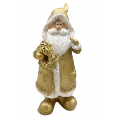 Санта статуетка 18см зол