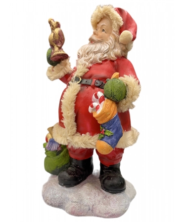 Статуетка Санта-Клаус з подарунком 26 см