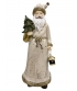 Статуетка Санта Клаус з ялинкою та ліхтарем 31 см