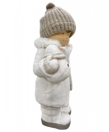 Фігурка Дитина зі сніговичком 51 см