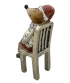Фігурка мишка на кріслі 15 см
