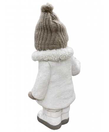 Фігурка Дитина зі сніговичком 51 см