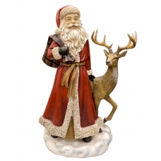 Санта Клаус з оленем 40 см.