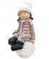 Фігурка Дівчинка на снігу 46 см